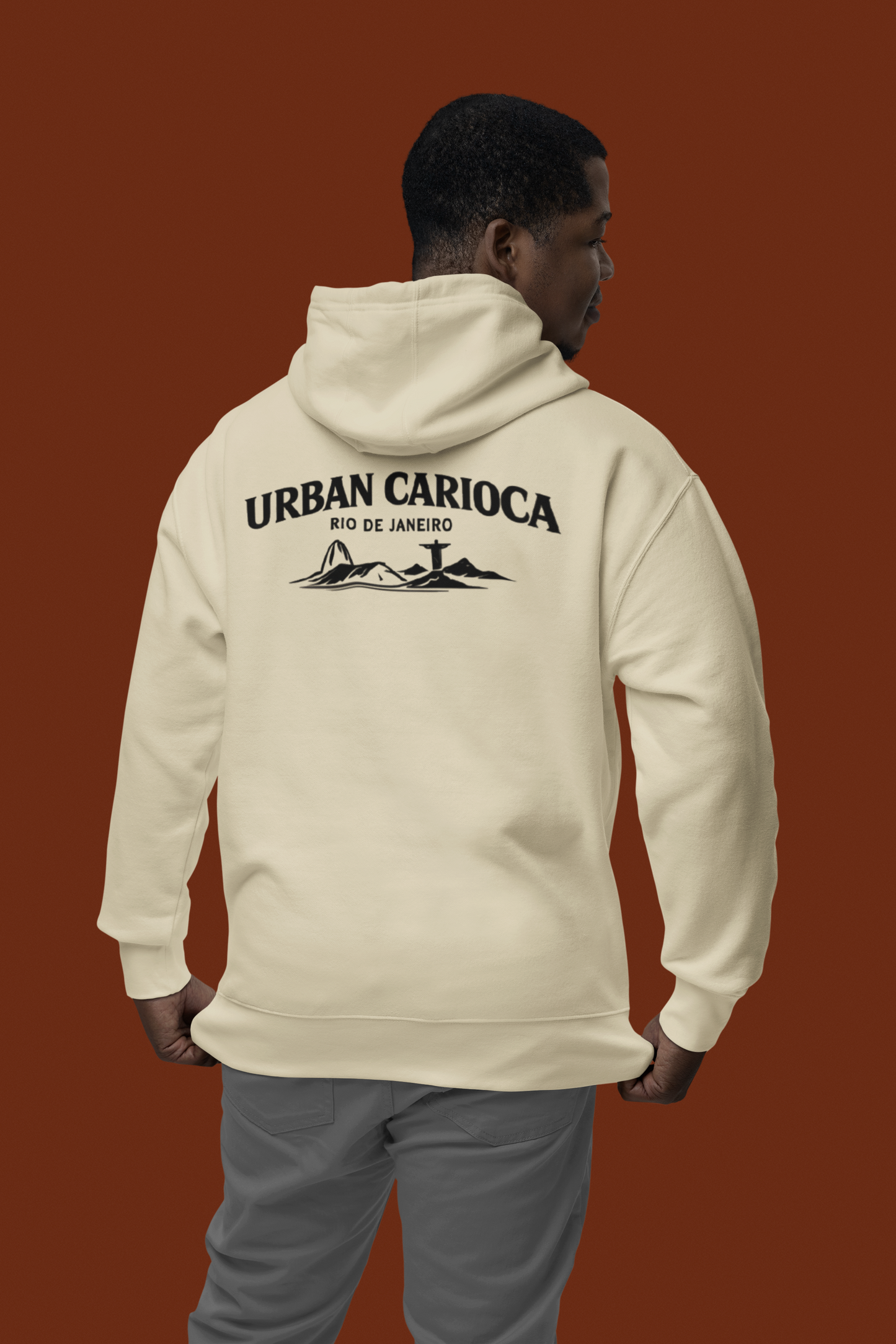 UrbanCarioca - Oversized Hoodie Natural Raw
