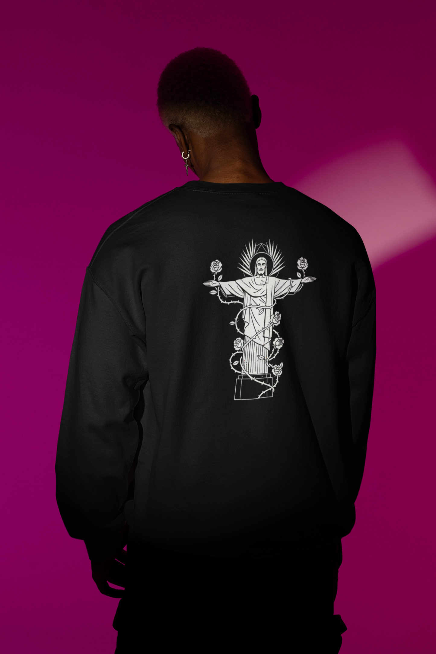 UrbanCarioca - Cristo-Statue Sweatshirt Black