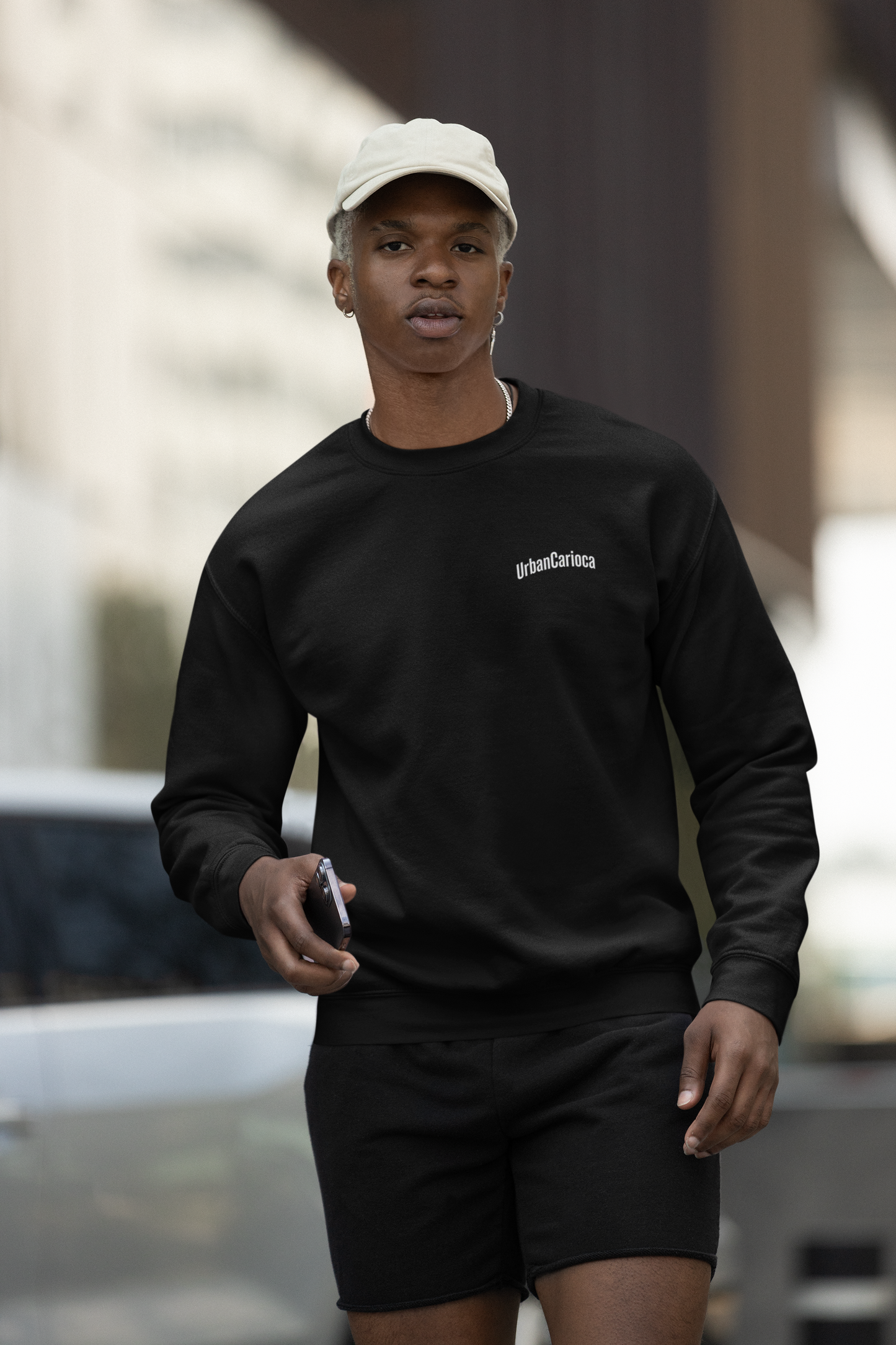 UrbanCarioca - Cristo-Statue Sweatshirt Black